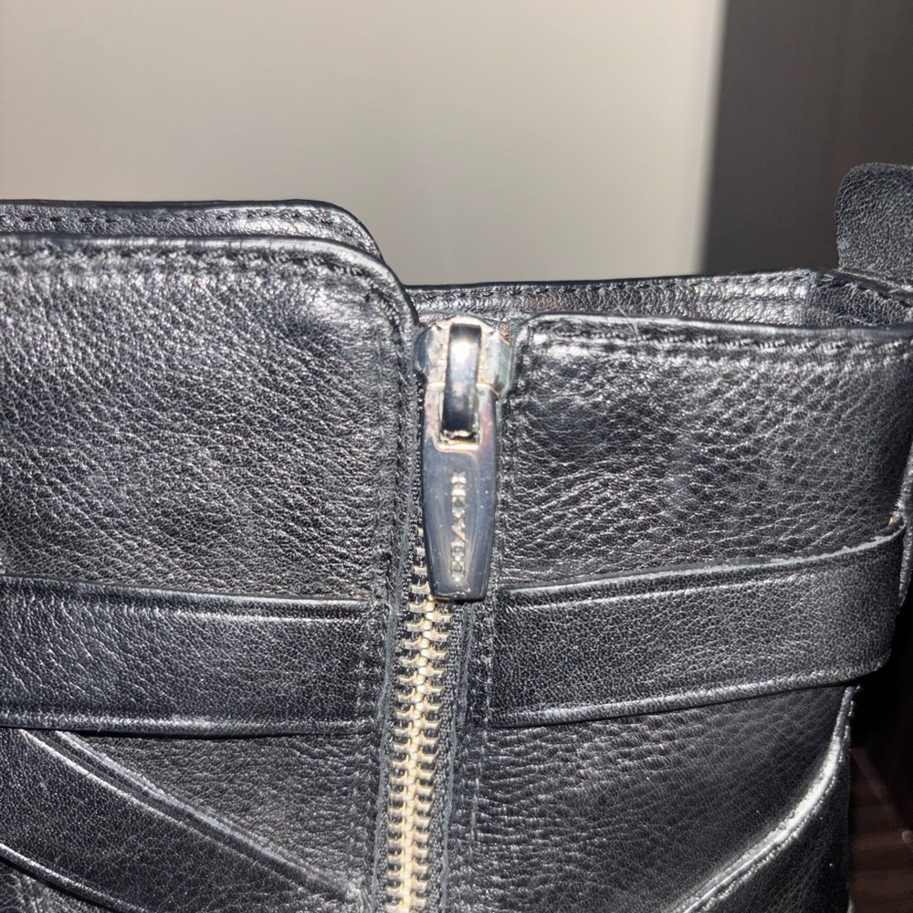 Coach Lannah/Lianne Women’s Black Leather Ankle Boots Sz9B. EXCELLENT CONDITION - Picture 8 of 12